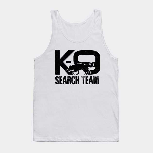 K-9 Search and Rescue Tank Top by Nartissima